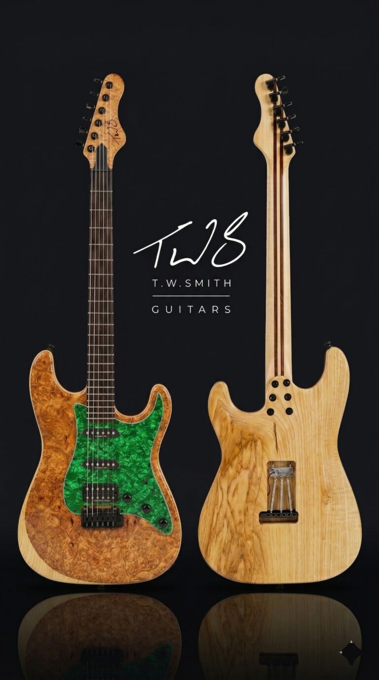T.W. Smith Apex-S custom guitar body shape