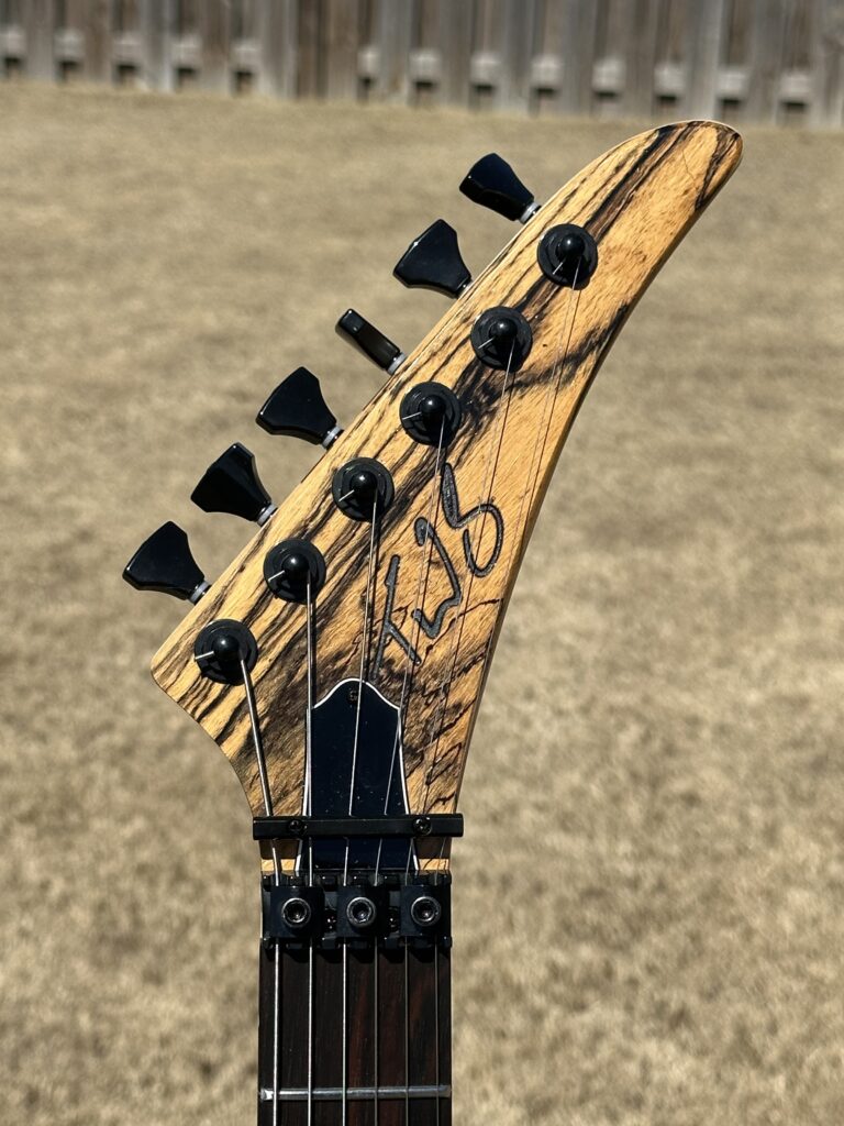Custom guitar detail by T.W. Smith Guitars