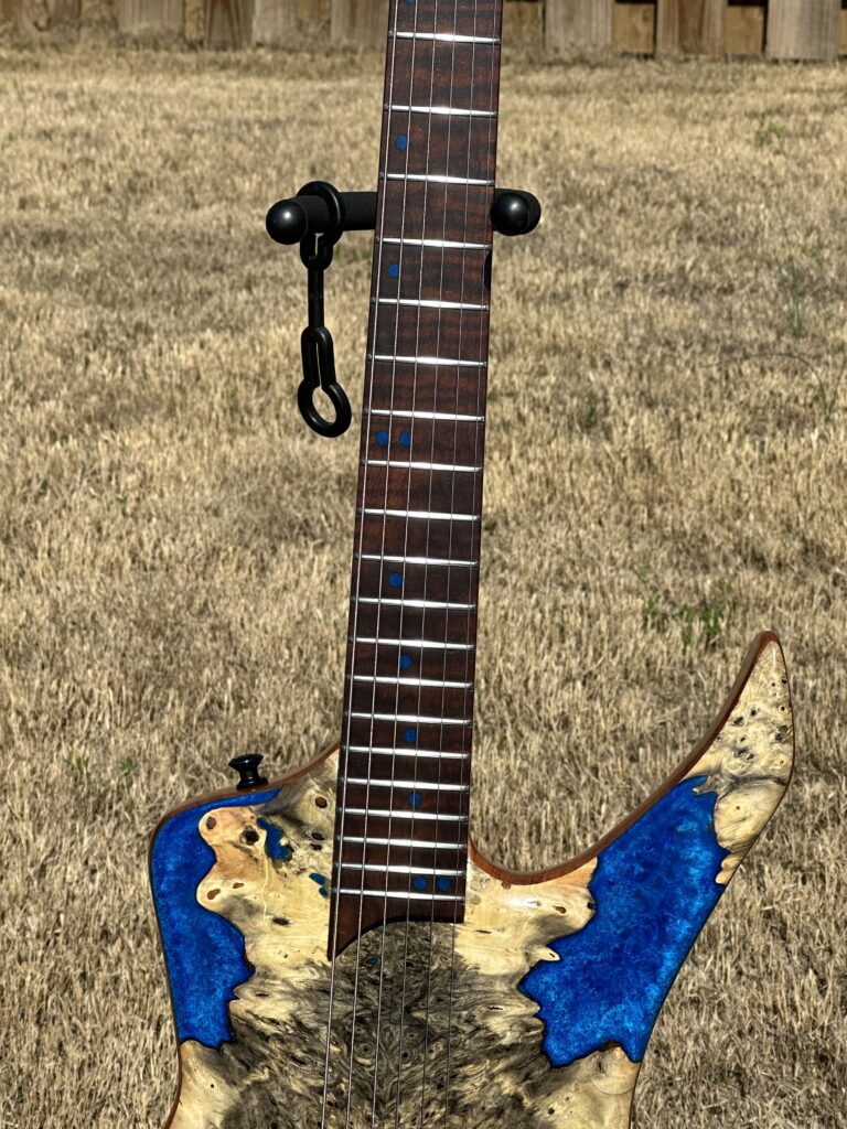 Custom guitar detail by T.W. Smith Guitars