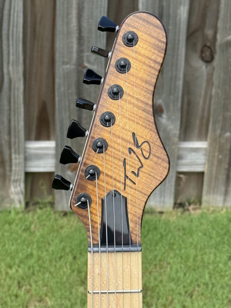 Custom guitar detail by T.W. Smith Guitars
