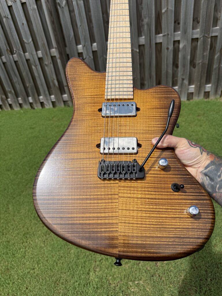 Custom guitar detail by T.W. Smith Guitars