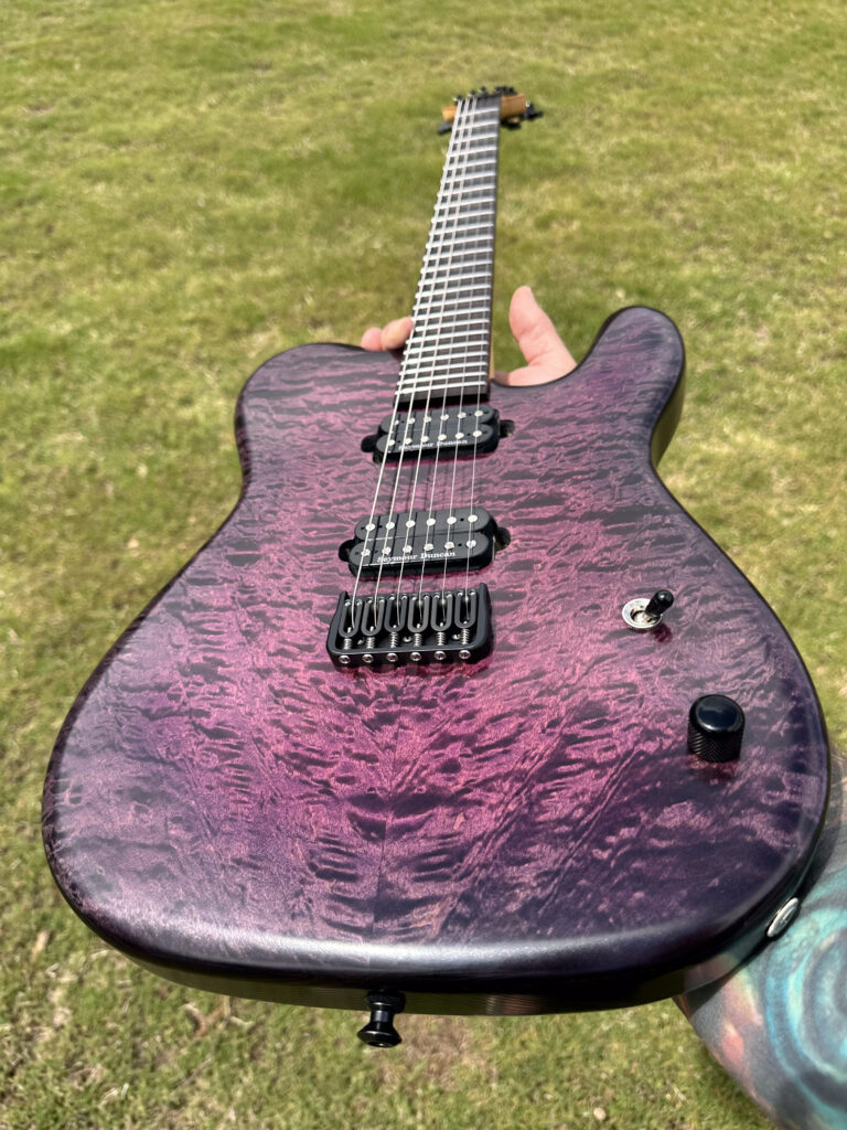 Custom guitar detail by T.W. Smith Guitars