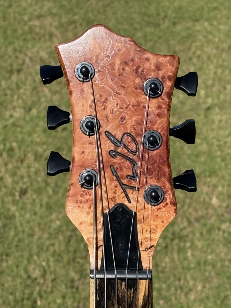 Custom guitar detail by T.W. Smith Guitars