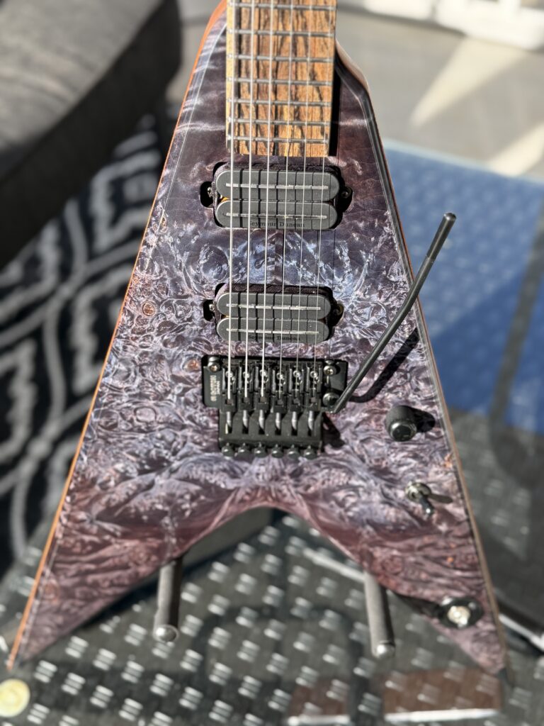 Custom guitar detail by T.W. Smith Guitars