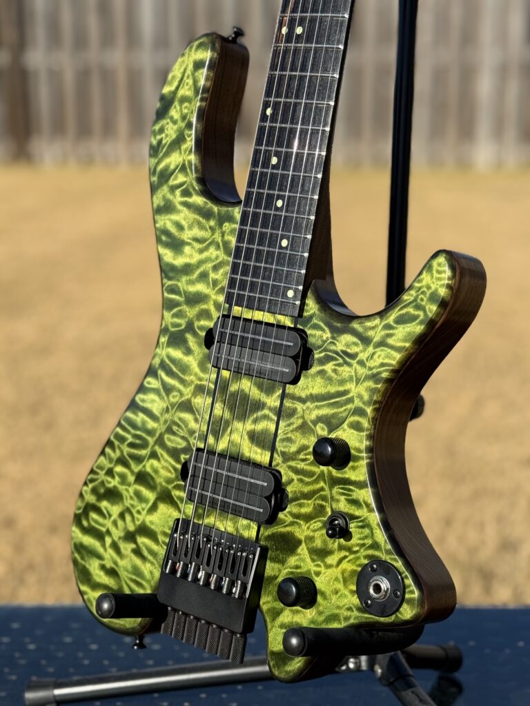 Custom guitar detail by T.W. Smith Guitars