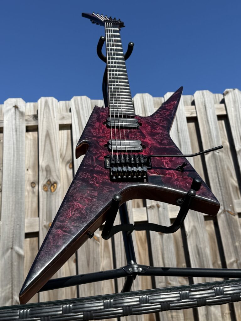 Custom guitar detail by T.W. Smith Guitars