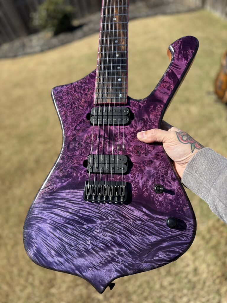 Custom guitar detail by T.W. Smith Guitars