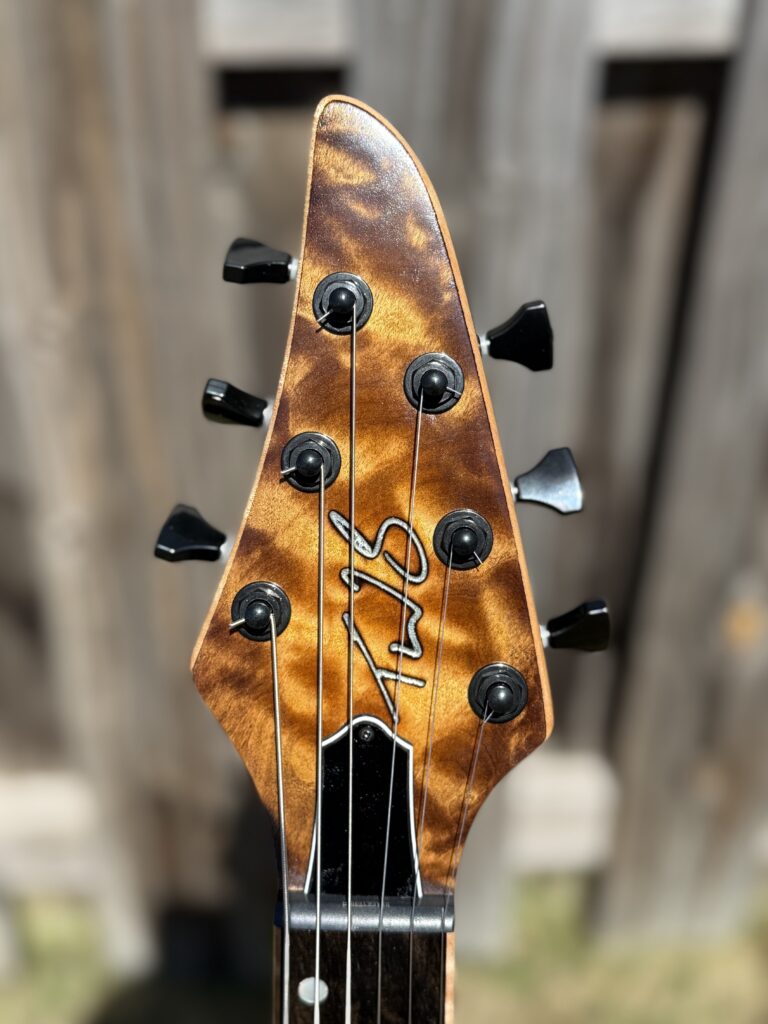 Custom guitar detail by T.W. Smith Guitars