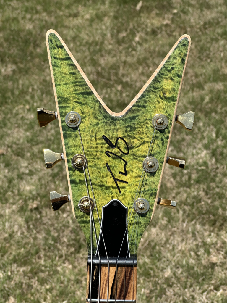 Custom guitar detail by T.W. Smith Guitars