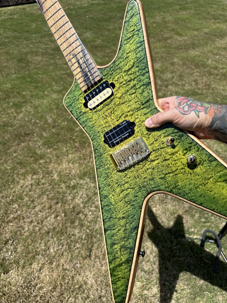 Custom guitar detail by T.W. Smith Guitars