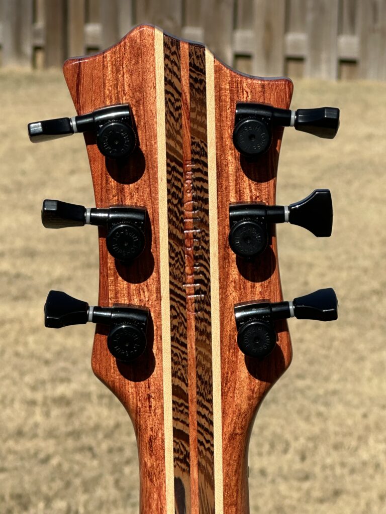 Custom guitar detail by T.W. Smith Guitars
