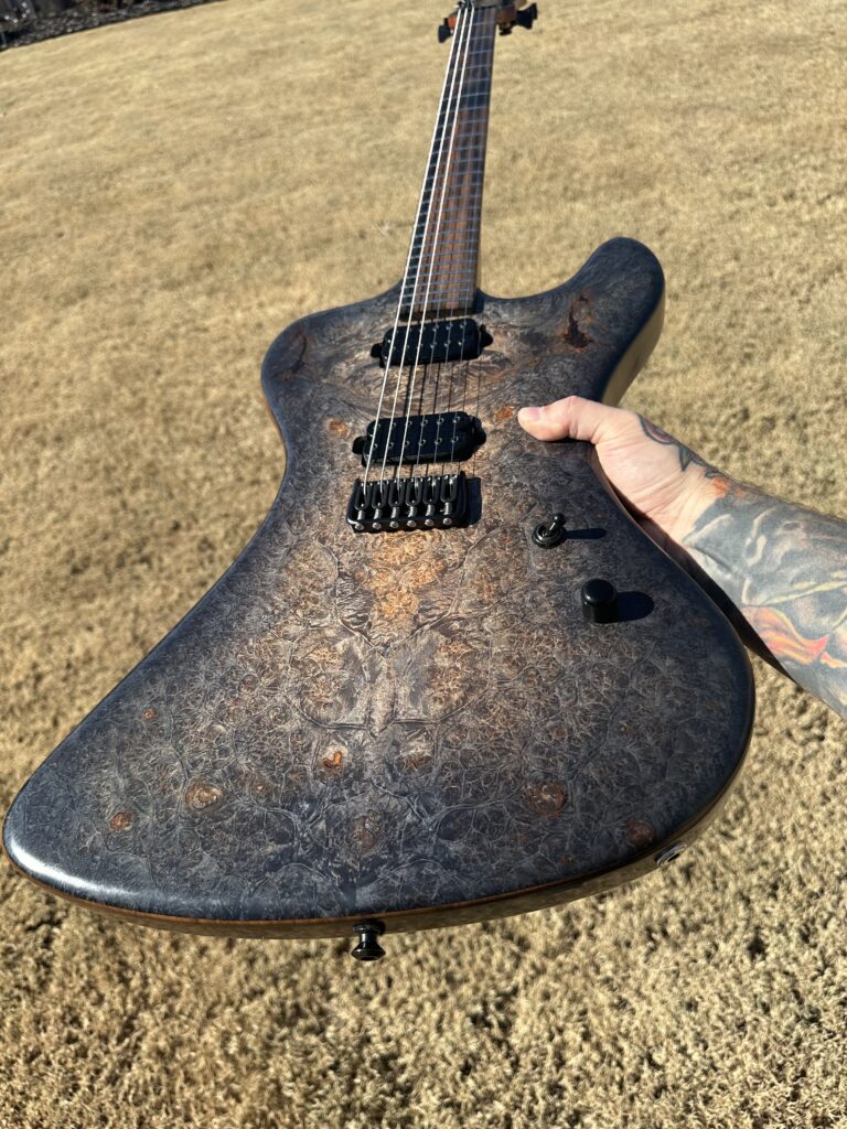 Custom guitar detail by T.W. Smith Guitars