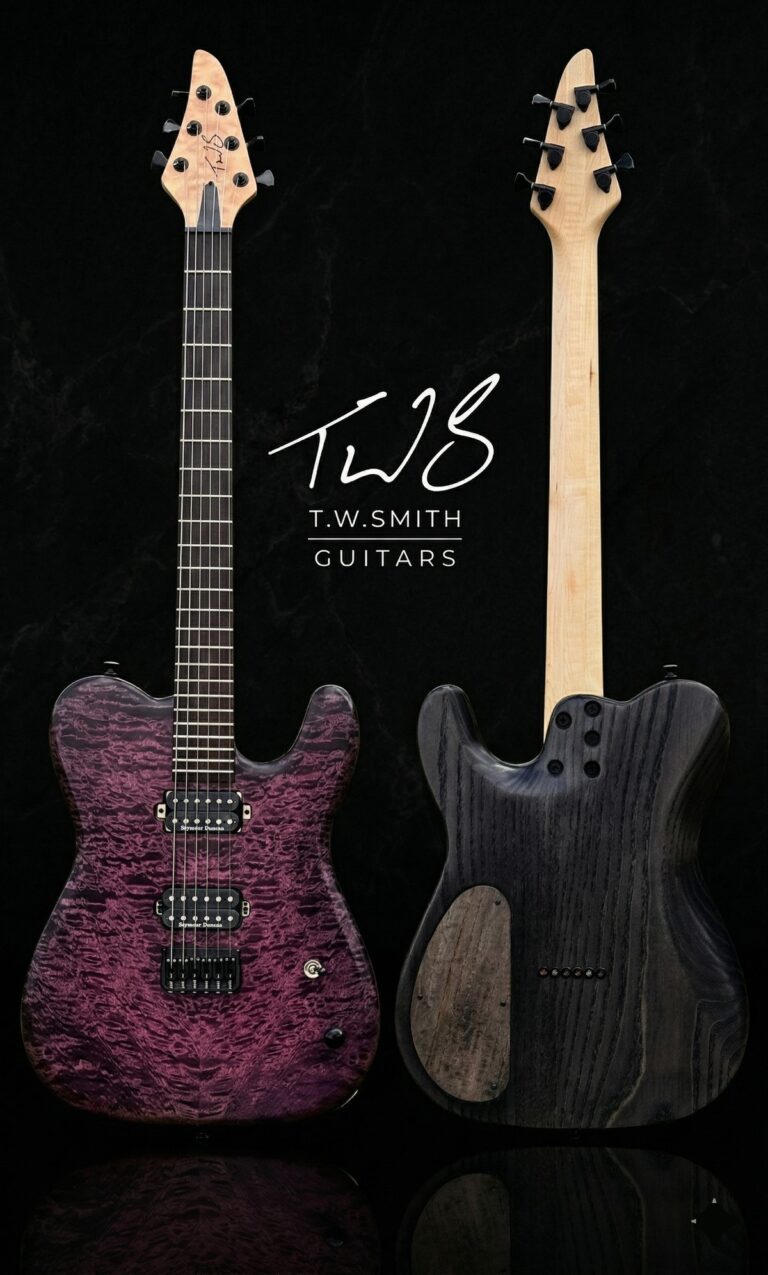 T.W. Smith Talia custom guitar body shape