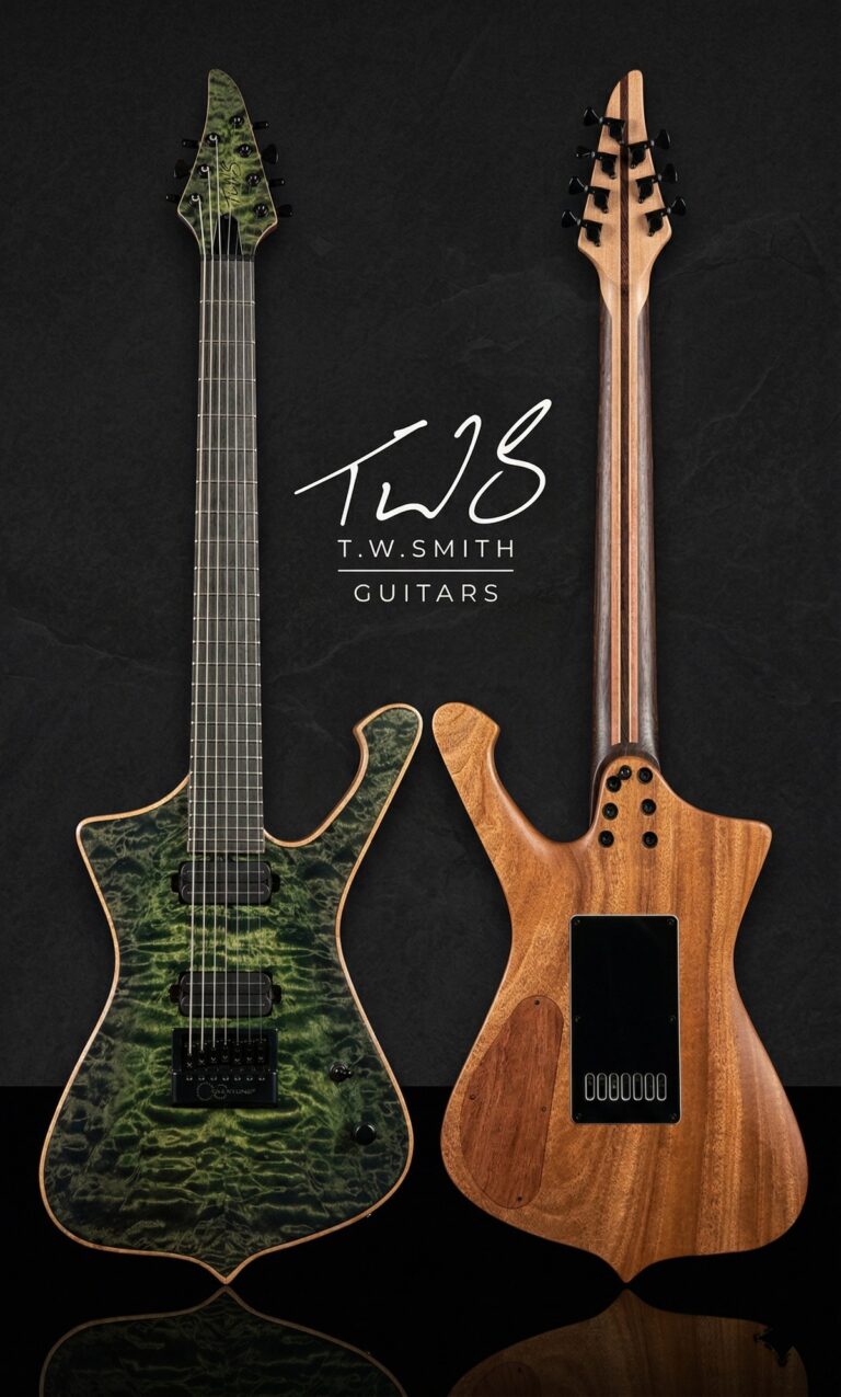 T.W. Smith BTMN custom guitar body shape