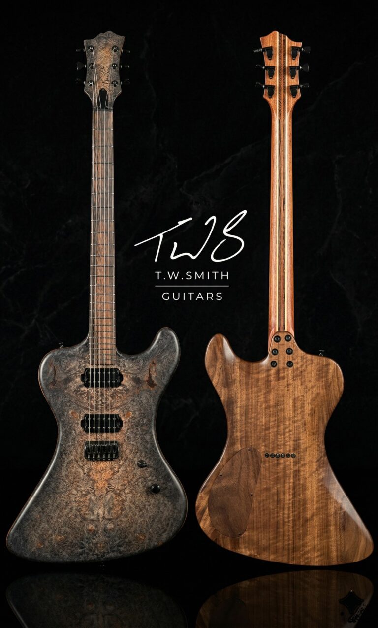 T.W. Smith Raza custom guitar body shape
