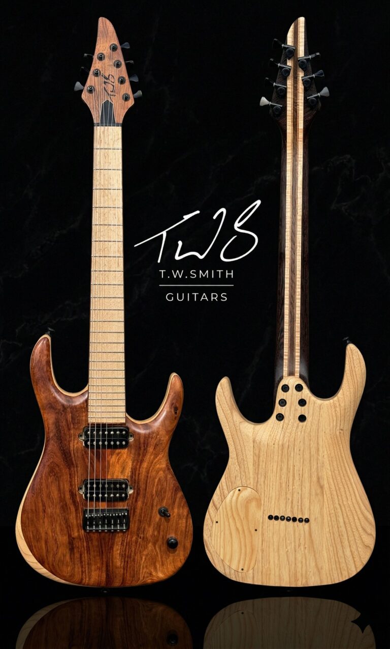 T.W. Smith Apex custom guitar body shape