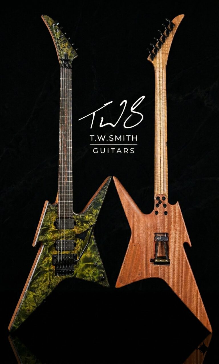 T.W. Smith Vulture custom guitar body shape