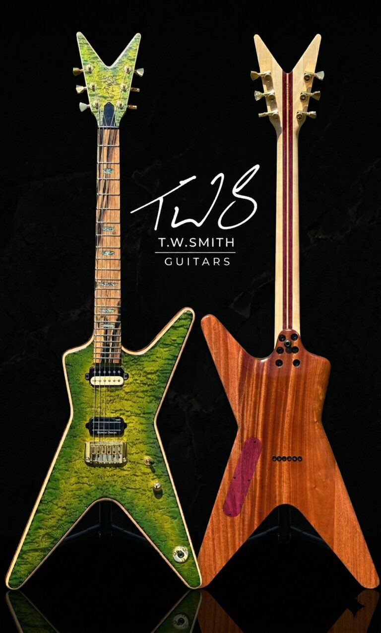 T.W. Smith TK custom guitar body shape