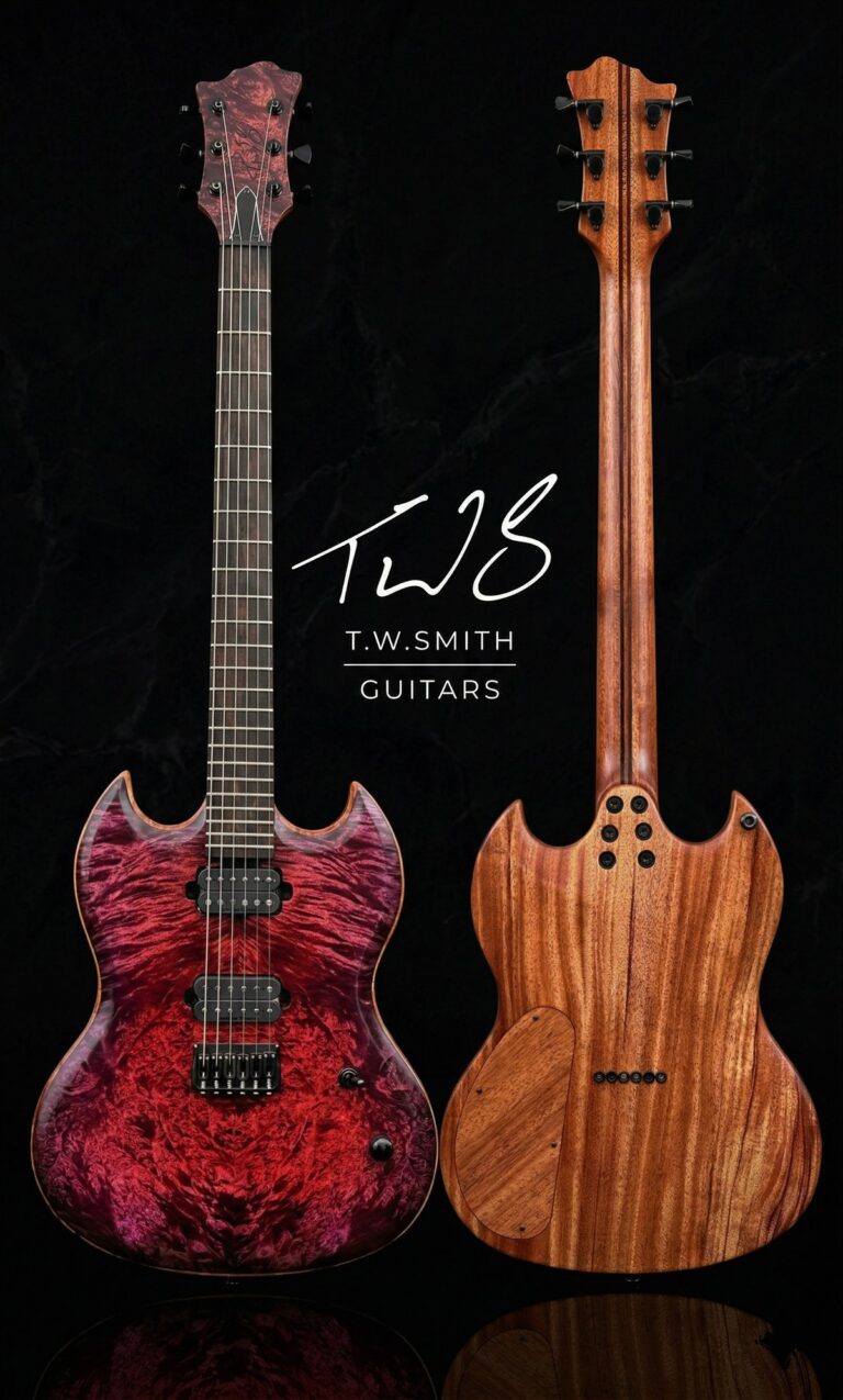 T.W. Smith Wizard custom guitar body shape