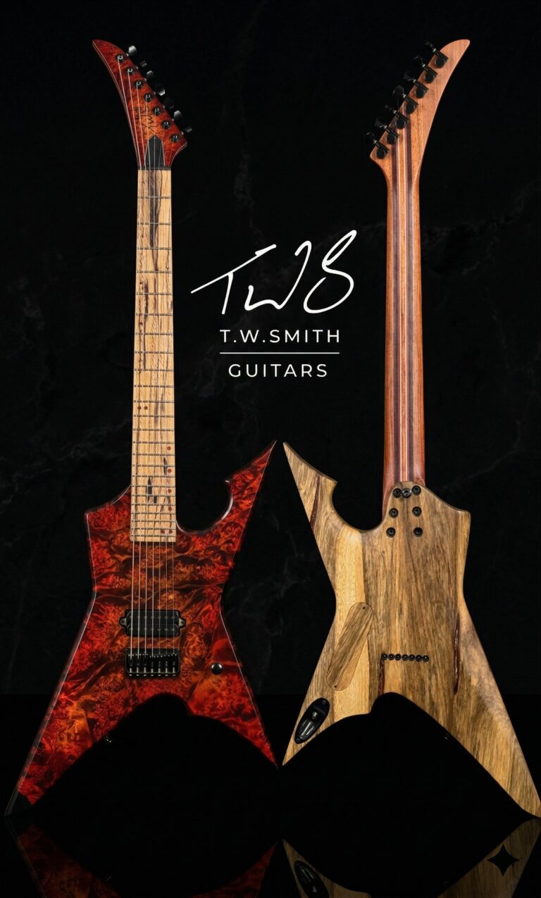 T.W. Smith Victor X custom guitar body shape