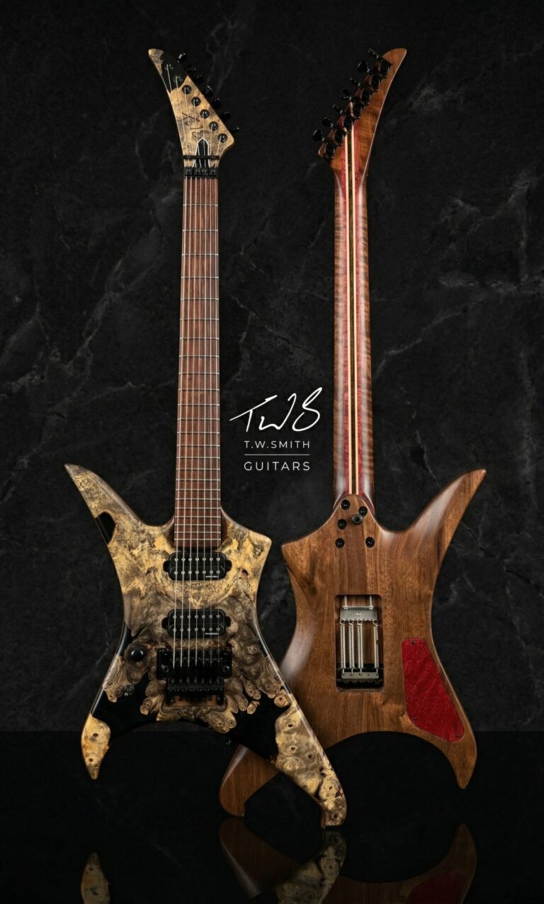 T.W. Smith Spitfire custom guitar body shape