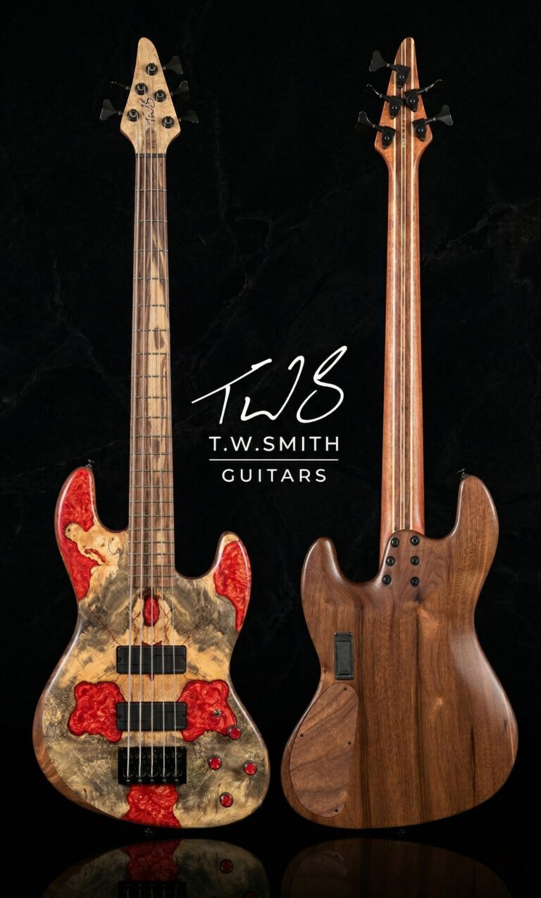 T.W. Smith Jazz (Bass only) custom guitar body shape