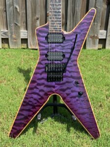T.W. Smith TK 6, Purple quilted top, front view